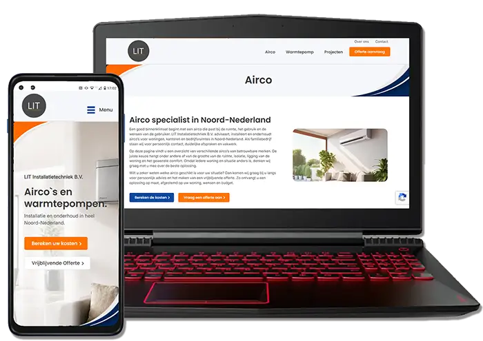 LIT Installatietechniek B.V. website