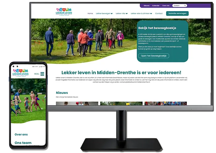 Lekker Leven in Midden-Drenthe website