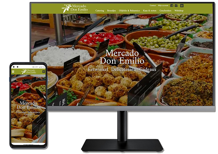 Mercado Don Emilio website en webshop